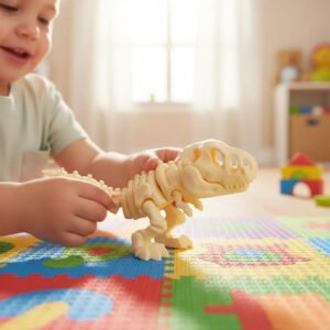 T Rex Esqueleto Articulado Dinossauro Brinquedo 3d